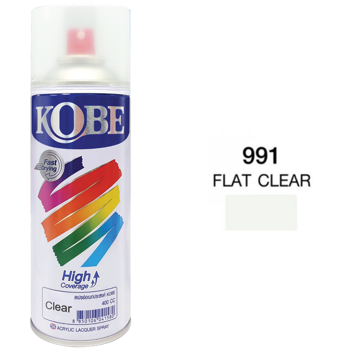 Kobe Spray Paints, 400ml, Premium All Purpose Lacquer Spray Paint. Clear Lacquers